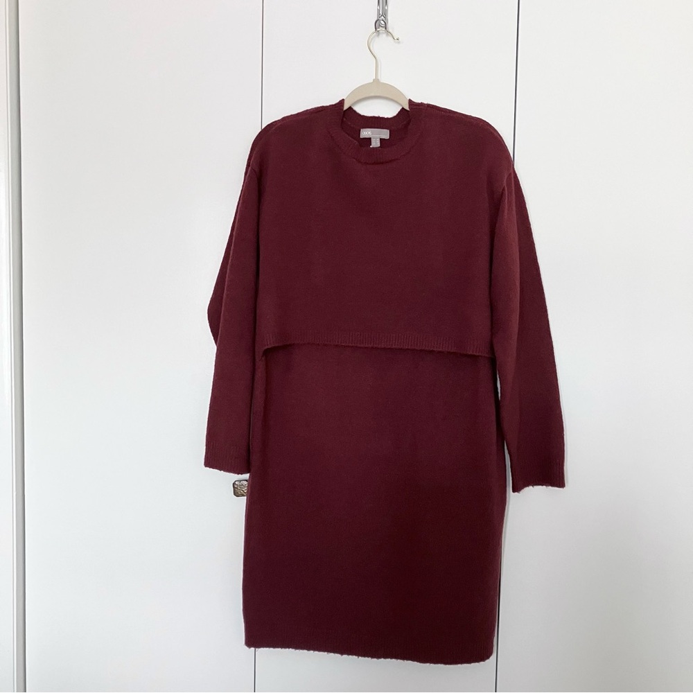 ASOS • nursing maternity sweater dress